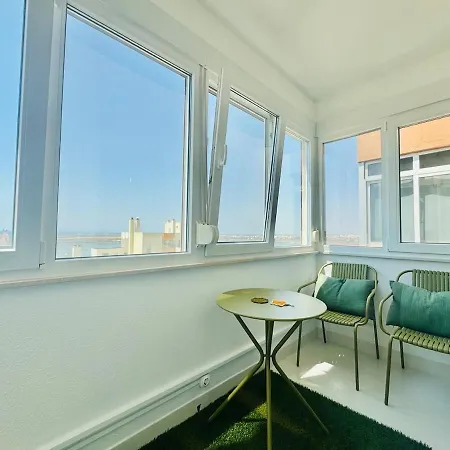 Apartmán Doble Vista Faro, Terrace With View, Ac & Wifi *